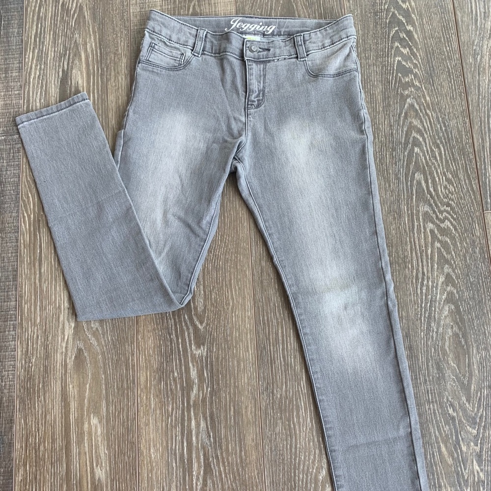 Girls gray jeggings